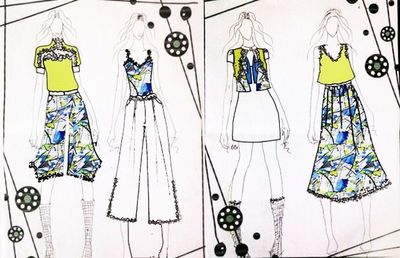 線條藝術(shù) 女裝設(shè)計(jì)中不可或缺的靈魂